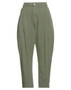 Nine In The Morning Woman Pants Military Green Size 29 Lyocell
