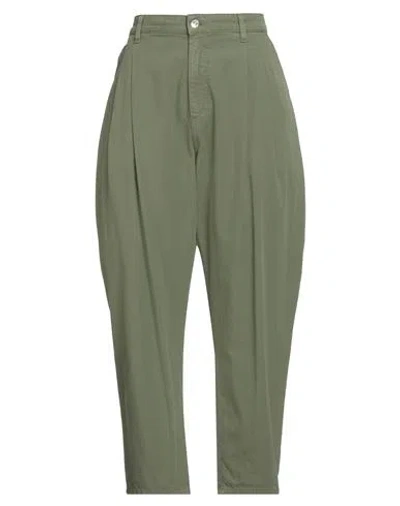 Nine In The Morning Woman Pants Military Green Size 29 Lyocell