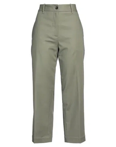 Nine In The Morning Woman Pants Military Green Size 27 Cotton, Elastane
