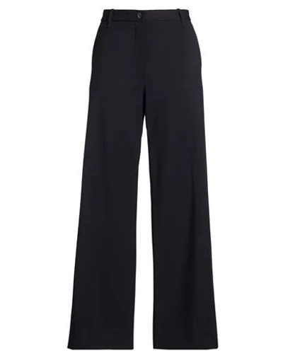 Nine In The Morning Woman Pants Navy Size 30 Polyester, Wool, Elastane In Black