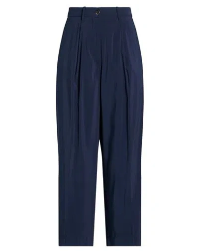 Nine In The Morning Woman Pants Navy Size 30 Viscose In Blue