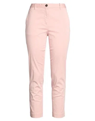 Nine In The Morning Woman Pants Pink Size 29 Cotton, Elastane