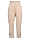 Nine In The Morning Woman Pants Beige Size 27 Cotton, Elastane In Beige