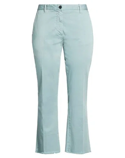 Nine In The Morning Woman Pants Sky Blue Size 30 Cotton, Elastane