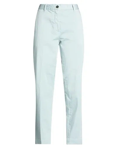 Nine In The Morning Woman Pants Sky Blue Size 31 Cotton, Elastane