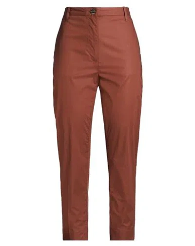 Nine In The Morning Woman Pants Tan Size 28 Cotton, Silk, Elastane In Brown