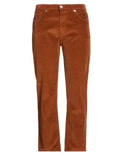 Nine In The Morning Woman Pants Tan Size 30 Cotton, Modal, Elastane In Brown