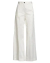 Nine In The Morning Woman Pants White Size 25 Cotton, Elastane In White