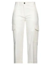 Nine In The Morning Woman Pants White Size 27 Cotton, Elastane