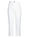 Nine In The Morning Woman Pants White Size 29 Polyester, Viscose, Elastane In White