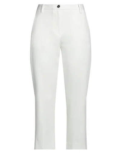 Nine In The Morning Woman Pants White Size 30 Polyester, Viscose, Elastane