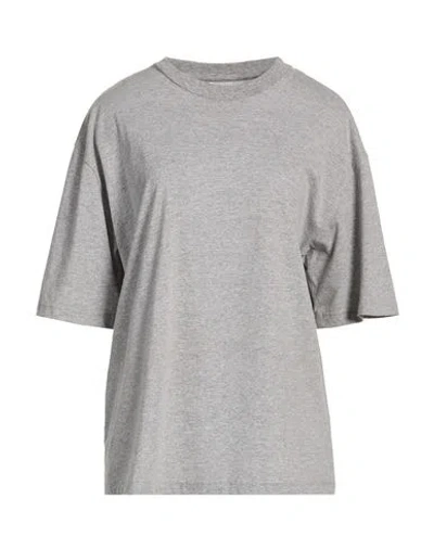 Nine In The Morning Woman T-shirt Grey Size M Cotton In Gray