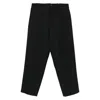 Nine In The Morning Relaxed-fit Black Trousers With Pleated Front Design In Black