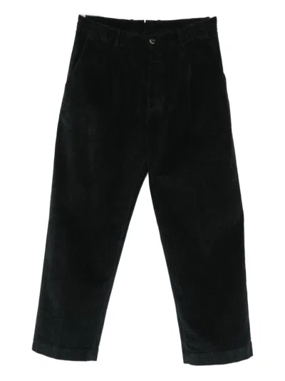 Nine Inthe Morning Nine In The Morning Corduroy Pants With Logo Label In Black