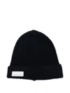 Nine Inthe Morning Nine In The Morning Ribbed Wool Beanie In Black
