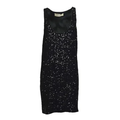 Nine Minutes Fitted Mini Dress With Micro Sequin Embellishments