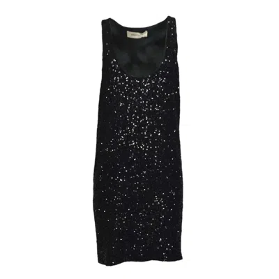 Nine Minutes Fitted Mini Dress With Micro Sequin Embellishments