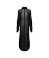Nine Minutes Long-sleeved Dress In Black