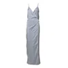 Nine Minutes Slip-style Maxi Dress With Crisscross Straps