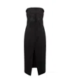 Nine Minutes Tube Top Dress In Black