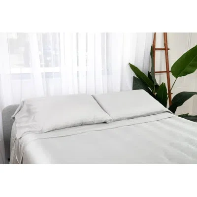 Nine Space Resort Living 250 Thread Count Twill Sheet Set In Gray