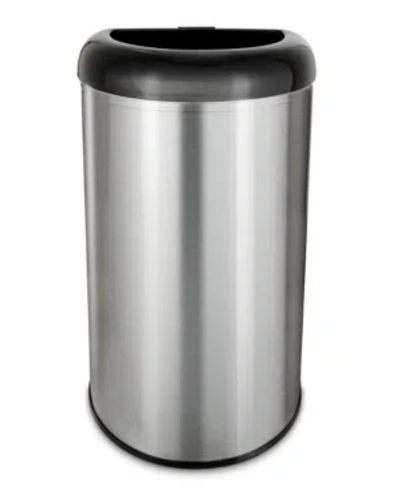 Nine Stars Group Usa Inc Nine Stars 13.2 Gallon Open Top Trash Can With Black Lid