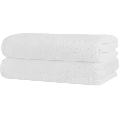 Nine West 100% Cotton Hotel Collection 2 Pack Bath Towel Set Premium Quality Soft And Highly Absorbent Spa And In White