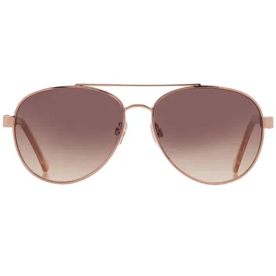 Nine West 30499dbm224 Brown Pilot Ladies Sunglasses 10258902.khl Brzbrn In Pink