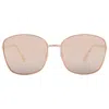 Nine West 32890rnj653 Orange Pilot Ladies Sunglasses 10248132.cgr Pnkorg In Pink