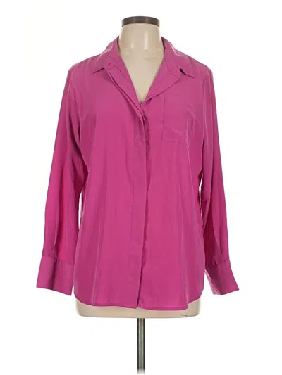 Pre-owned Nine West 3/4 Sleeve Blouse In Pink