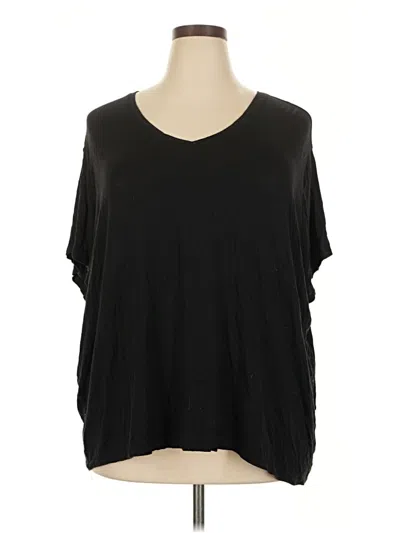 Pre-owned Nine West 3/4 Sleeve T-shirt In Black