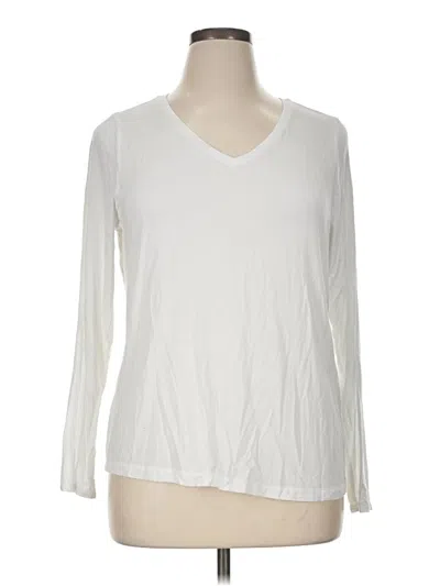 Pre-owned Nine West 3/4 Sleeve T-shirt In Ivory