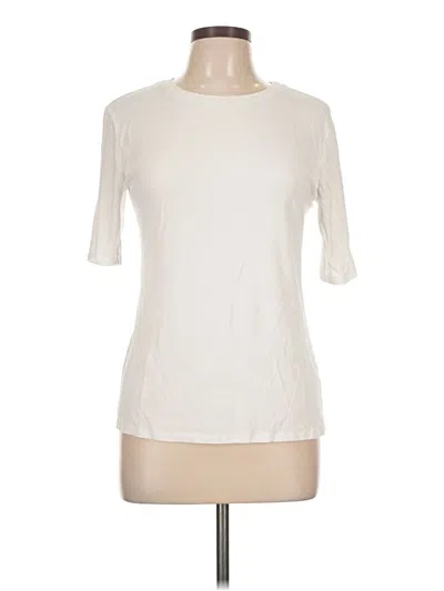 Pre-owned Nine West 3/4 Sleeve T-shirt In Ivory