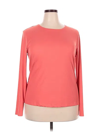 Pre-owned Nine West 3/4 Sleeve T-shirt In Orange
