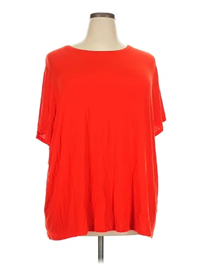 Pre-owned Nine West 3/4 Sleeve T-shirt In Red