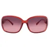 Nine West 38651lsl653 Pink Square Ladies Sunglasses 10270081.lts Pnk In Red