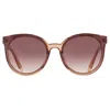 Nine West 59773rnj Tan Brown Oval Ladies Sunglasses 10265159.khl Tanbrn In Brown