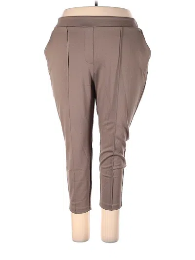 Pre-owned Nine West Active Pants In Brown