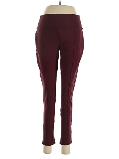 Pre-owned Nine West Active Pants In Burgundy