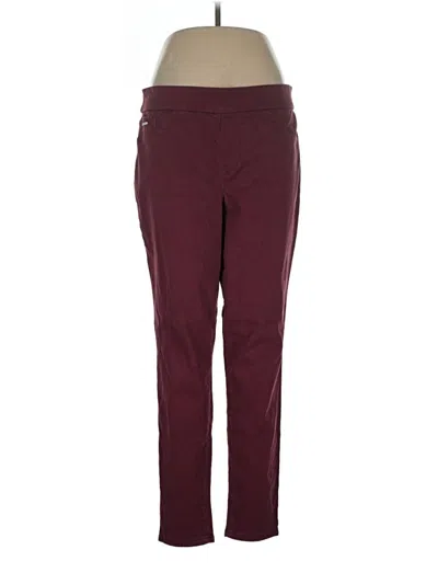 Pre-owned Nine West Active Pants In Burgundy