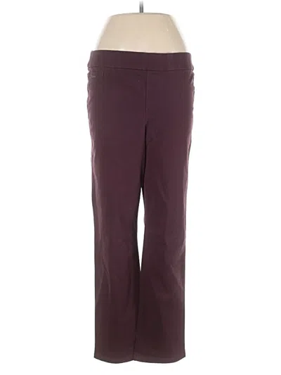 Pre-owned Nine West Active Pants In Burgundy
