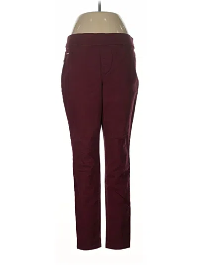 Pre-owned Nine West Active Pants In Burgundy