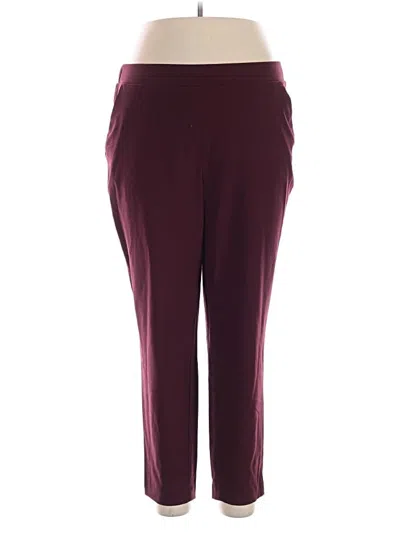Pre-owned Nine West Active Pants In Burgundy