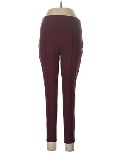Pre-owned Nine West Active Pants In Burgundy