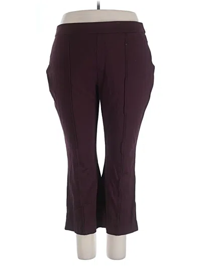 Pre-owned Nine West Active Pants In Burgundy