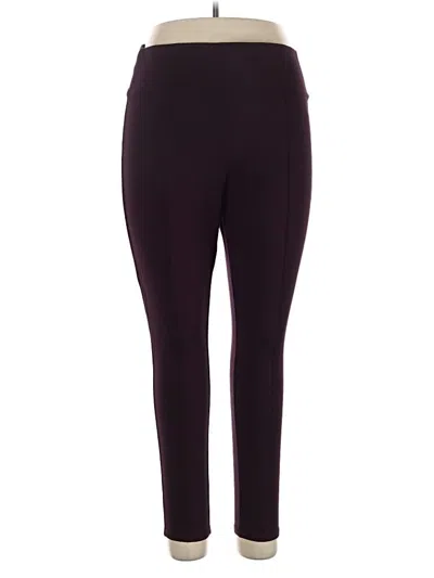 Pre-owned Nine West Active Pants In Burgundy