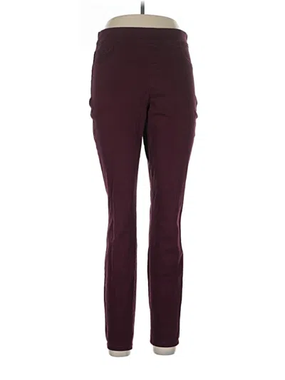 Pre-owned Nine West Active Pants In Burgundy