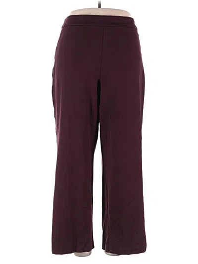 Pre-owned Nine West Active Pants In Burgundy