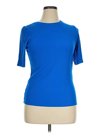 Pre-owned Nine West Active T-shirt In Blue