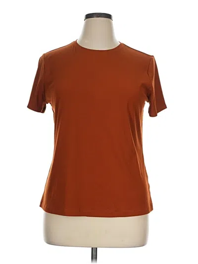 Pre-owned Nine West Active T-shirt In Brown
